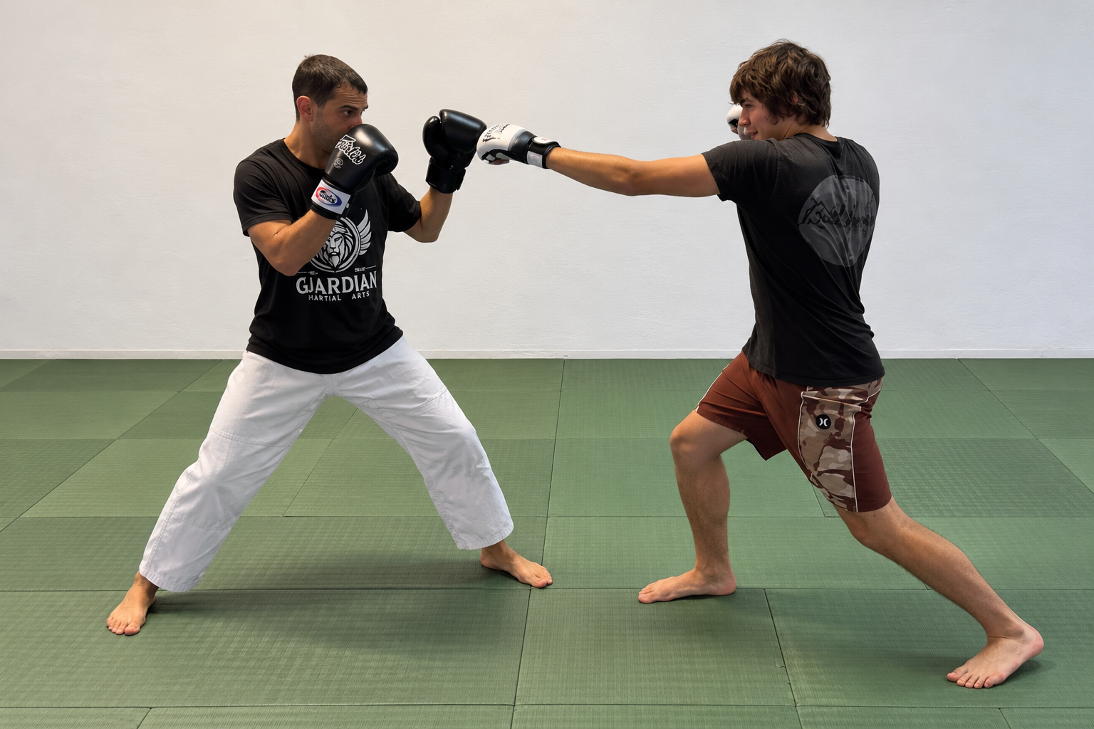 Nathanael in martial arts training